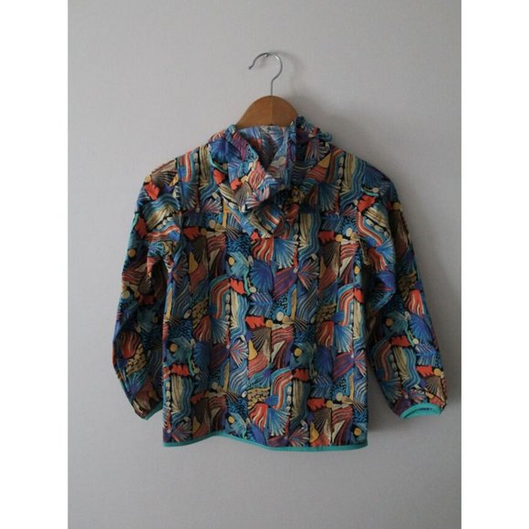 Patagonia Baggies Jacket Youth Pitch Blue Size Medium - Picture 3 of 5